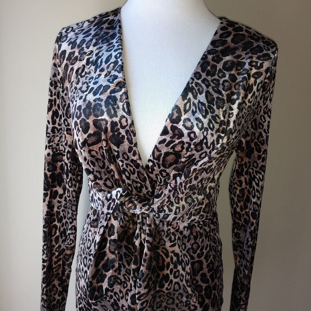 Animal Print Bodycon Dress - Picture 2 of 7
